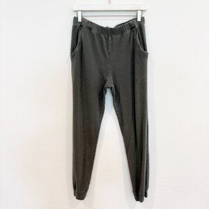Monrow Blend‎ Jogger Sweatpants in Faded Green Loungewear Pants Boho Size Large
